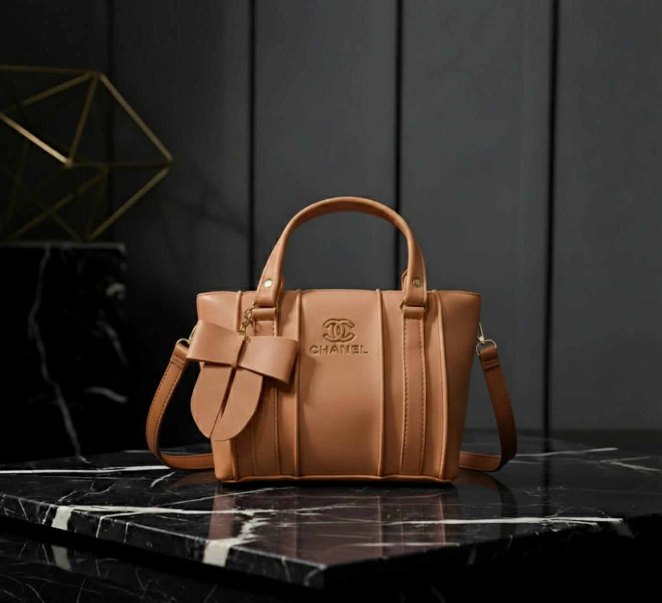 Chanel Elegant Structured Mini Tote with Bow Charm 🎀