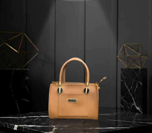 Jimmy Choo Inspired Handbag with Gold-Tone Accents ✨