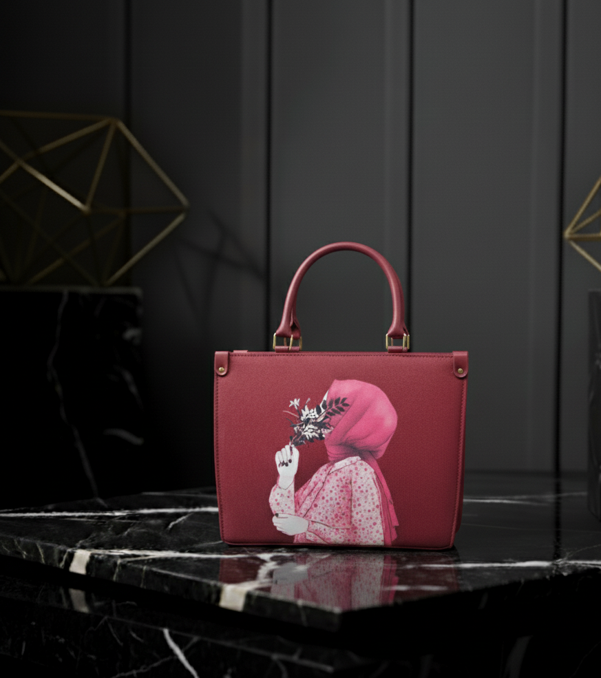 Bloom & Grace Art Print Handbag 🌸