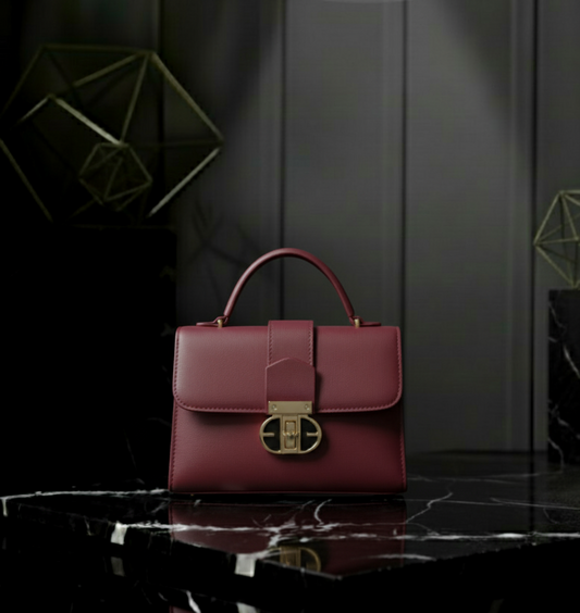 The Luxe Structured Mini Bag Top Handle ✨💫