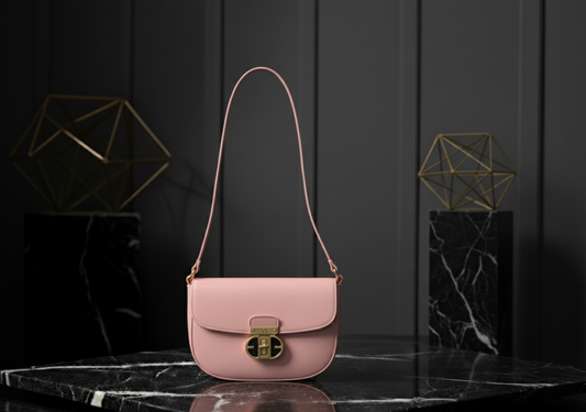 The Signature Twist-Lock Saddle Bag | Timeless Luxury 🗝️