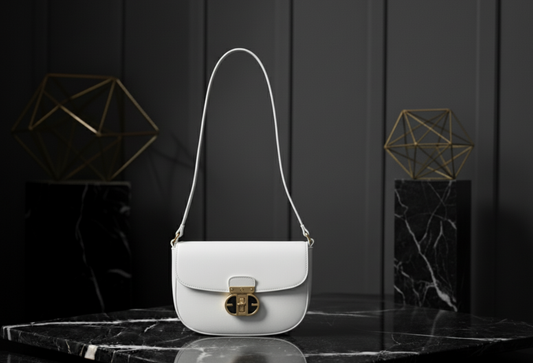 The Signature Twist-Lock Saddle Bag | Timeless Luxury 🗝️