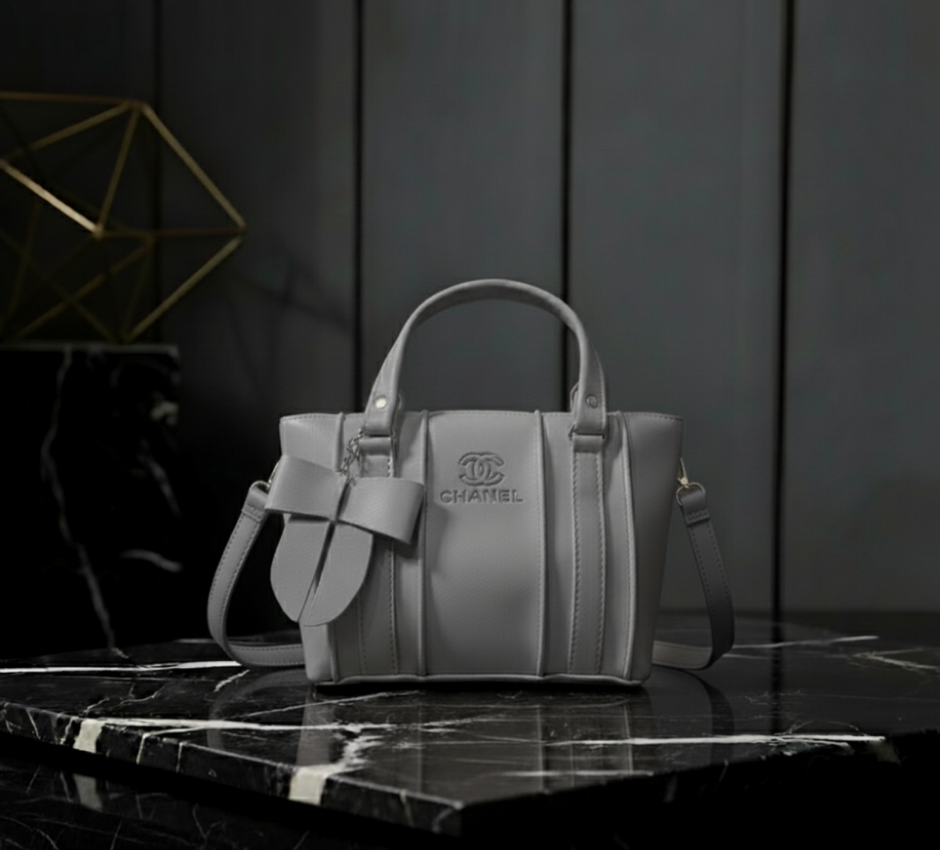 Chanel Elegant Structured Mini Tote with Bow Charm 🎀