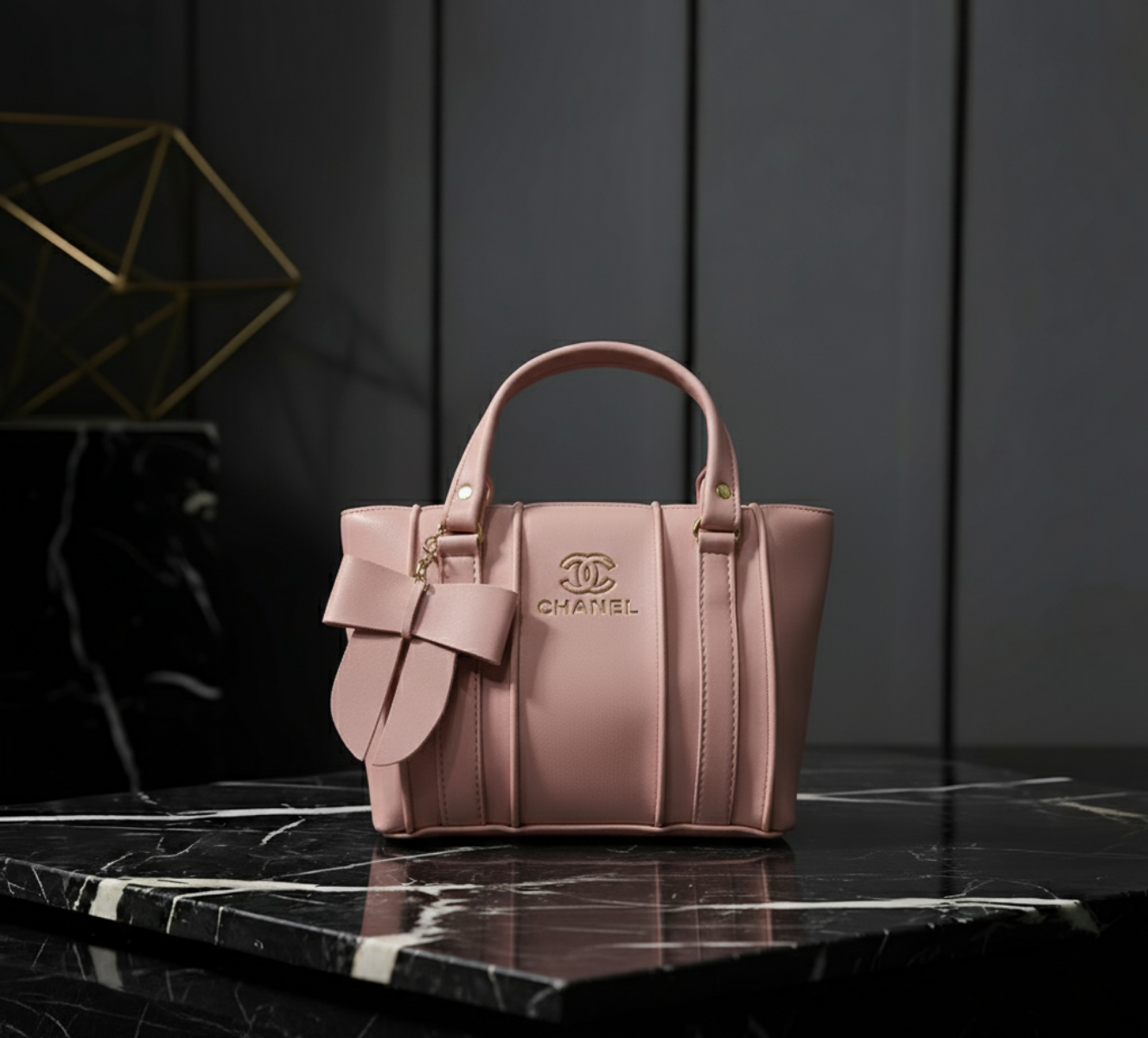 Chanel Elegant Structured Mini Tote with Bow Charm 🎀