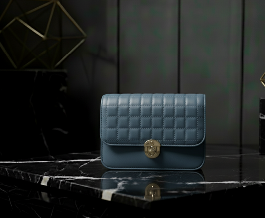 Quilted Flap Crossbody Bag with Ornate Turn-Lock 👜✨