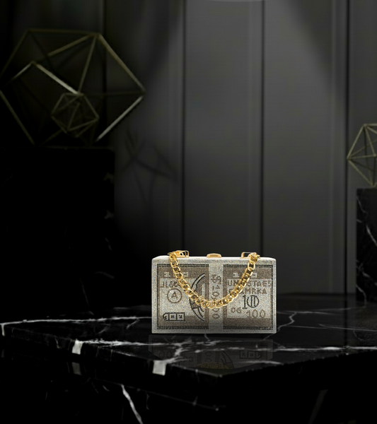 Dollar Statement Box Clutch💵