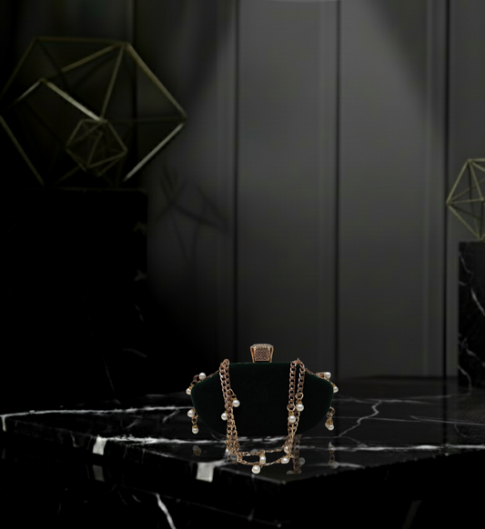 👑 Regal Velvet Evening Clutch